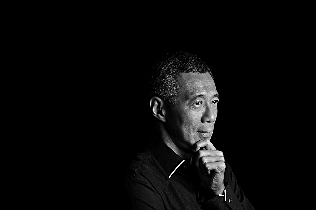 Portrait photography of Singapore Prime Minister Lee Hsien Loong by Alan Lim